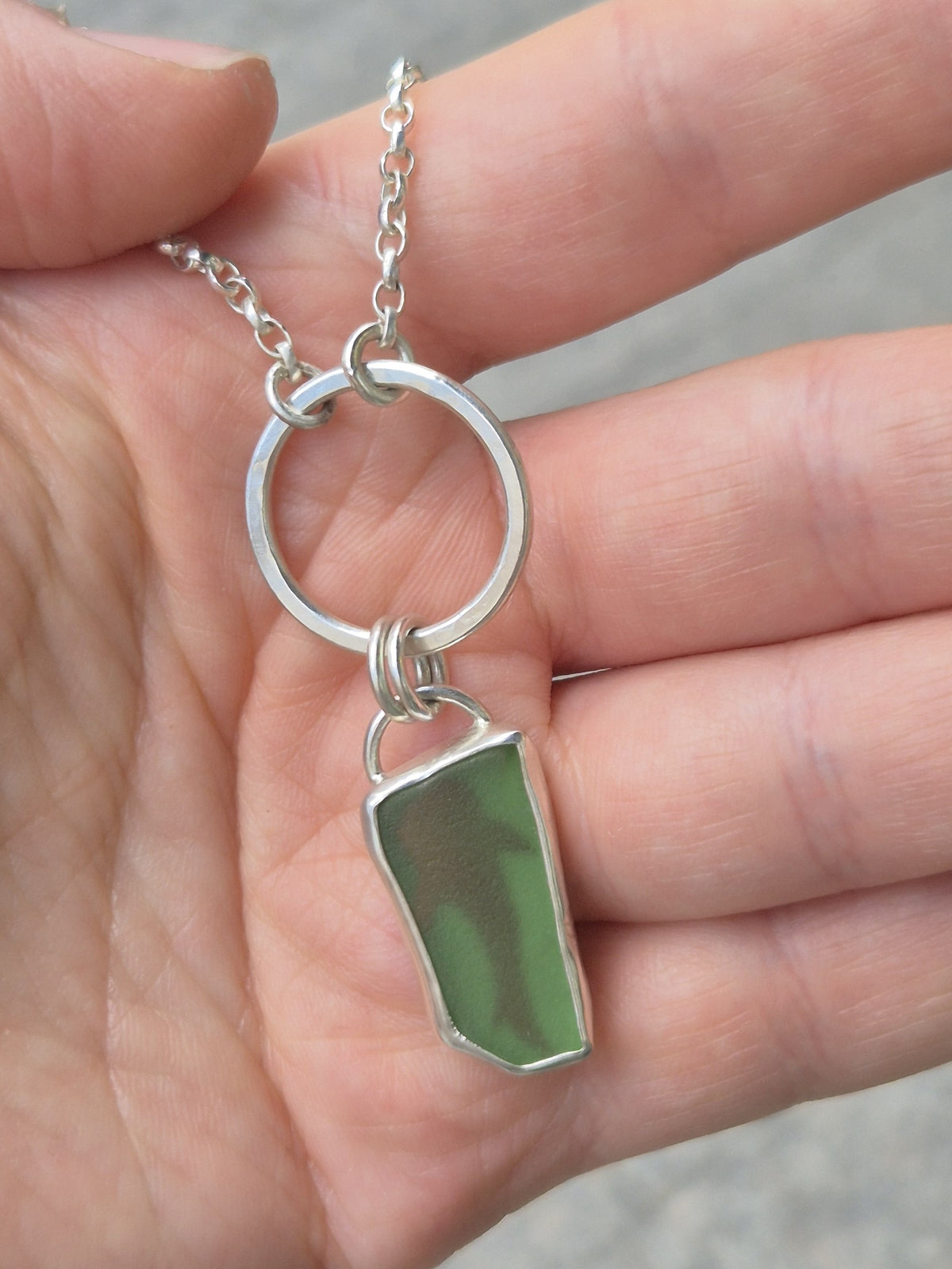 Whale Shark Seaglass Necklace