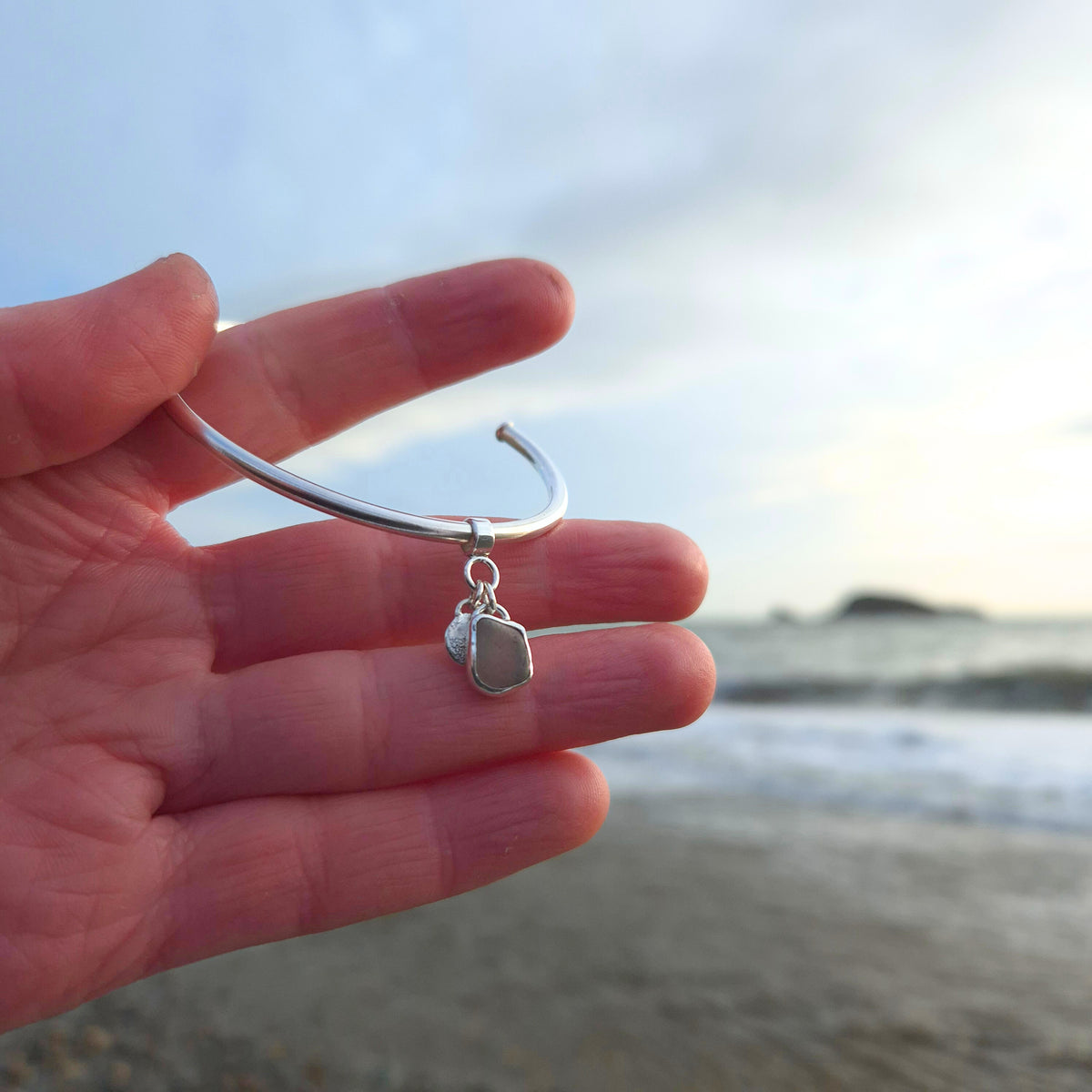 Seaglass Bangle