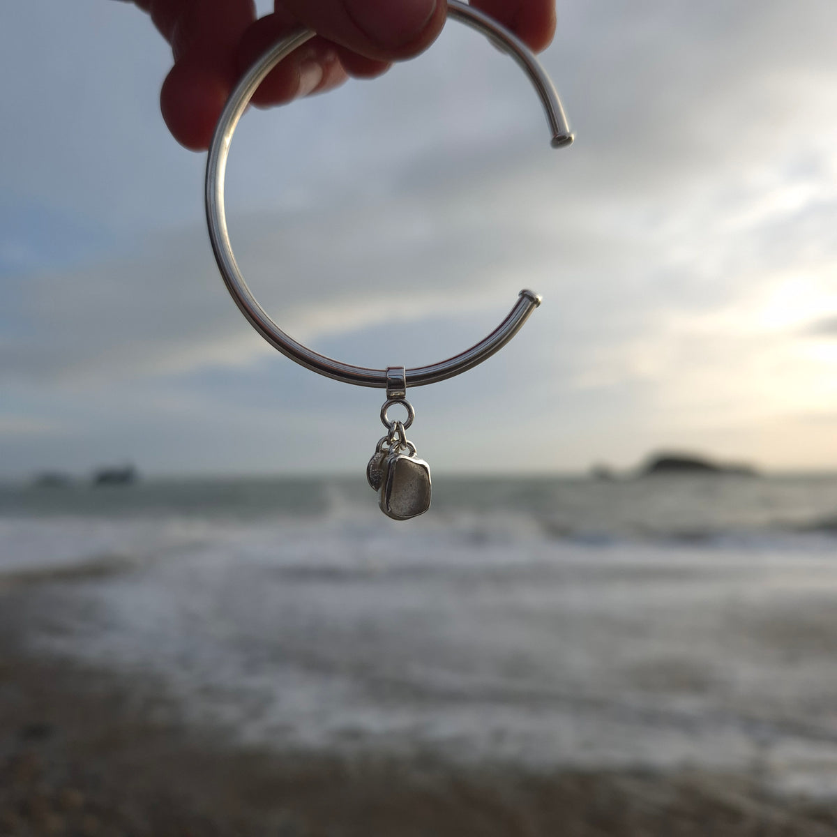 Seaglass Bangle
