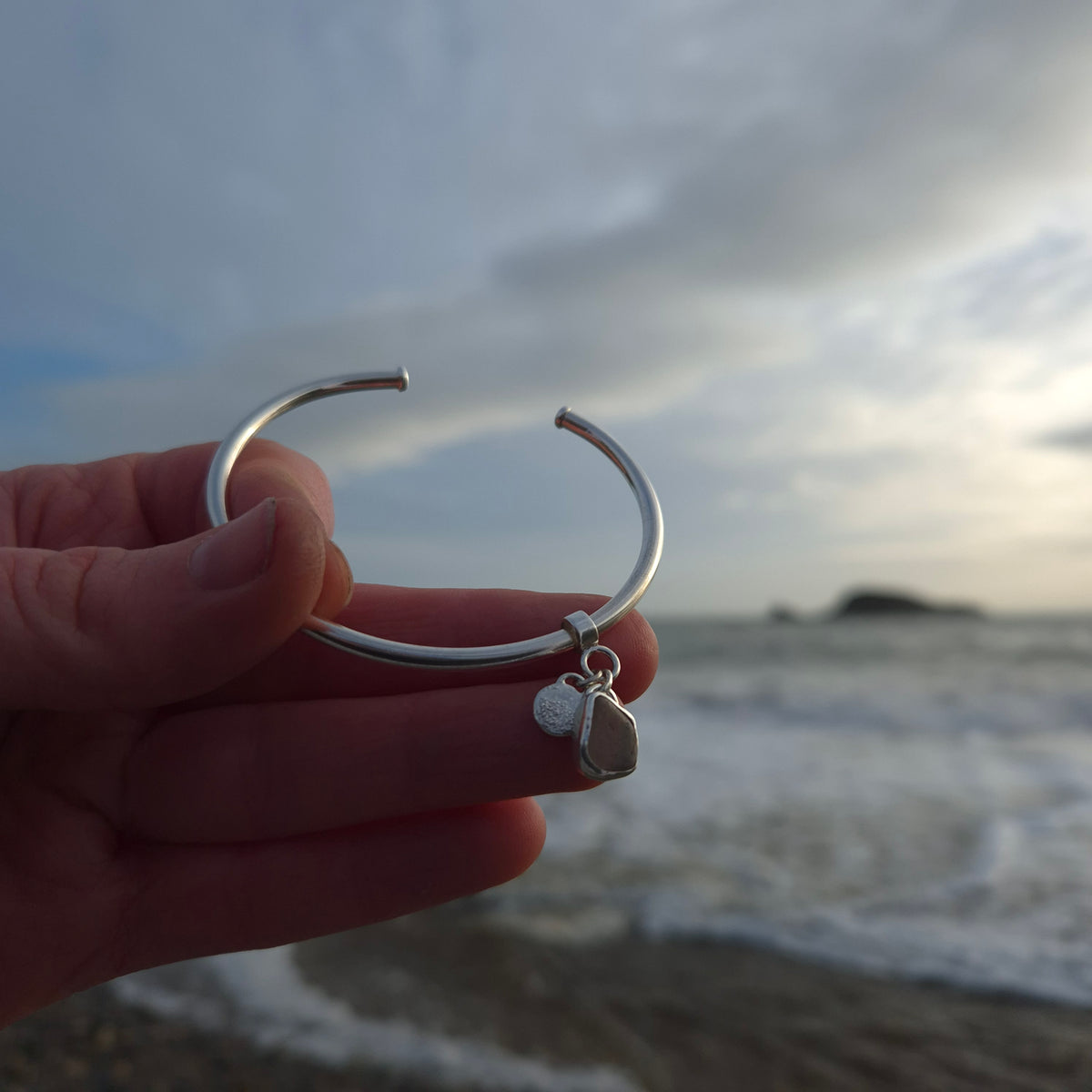 Seaglass Bangle