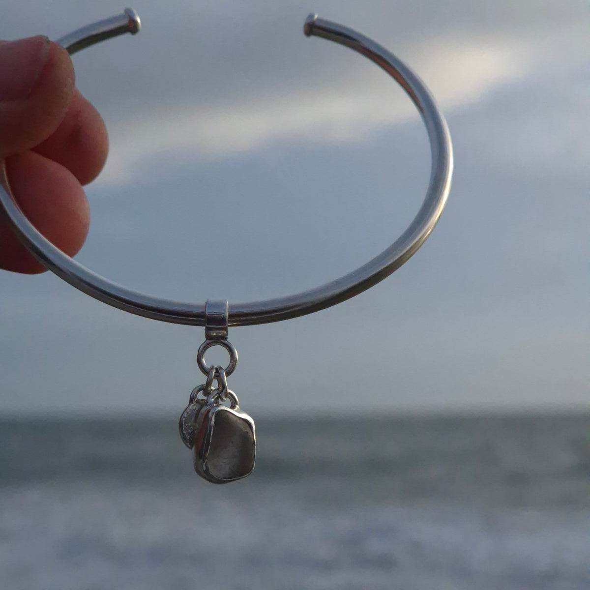 Seaglass Bangle