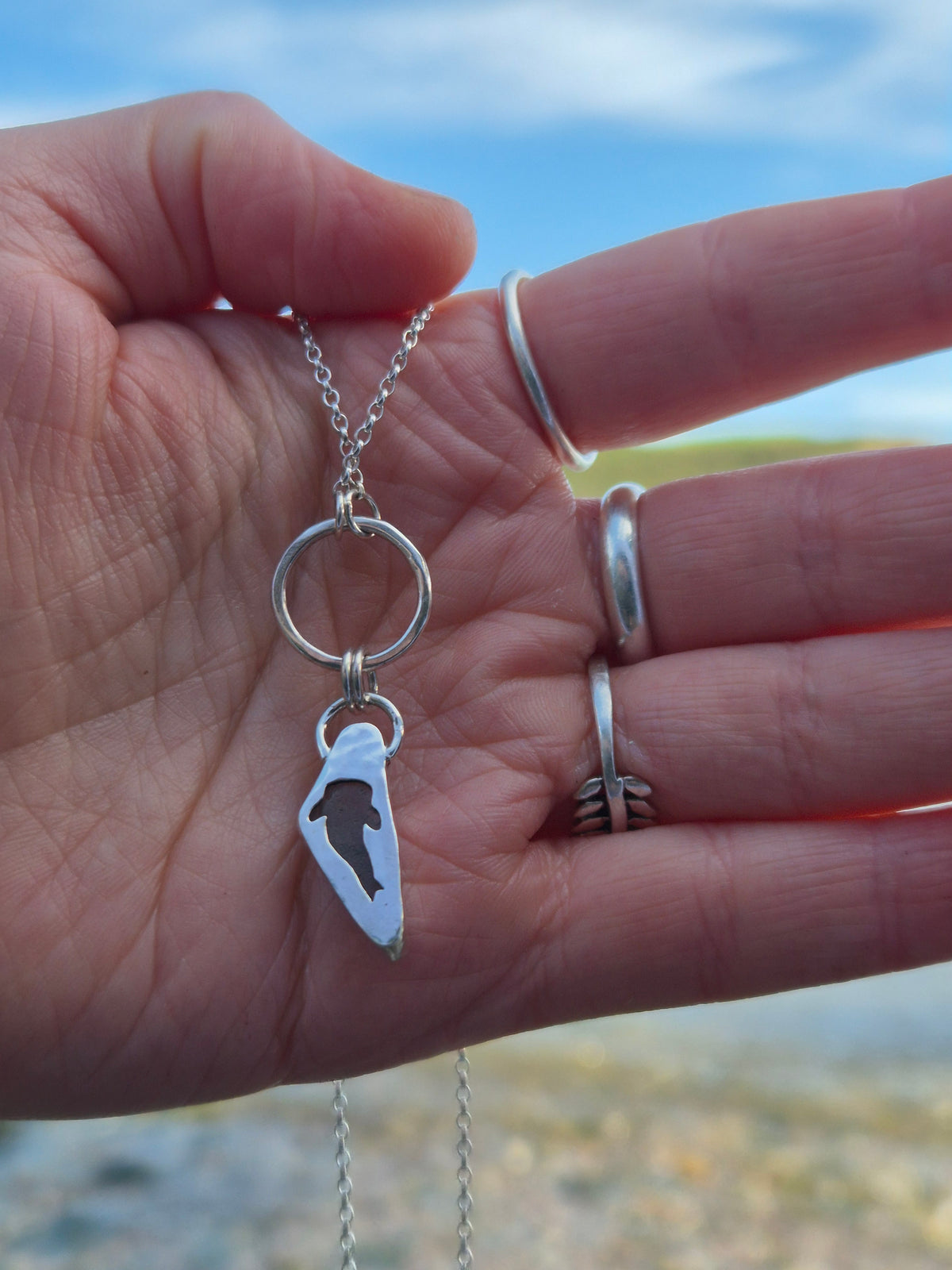 Whale Shark Seaglass Necklace