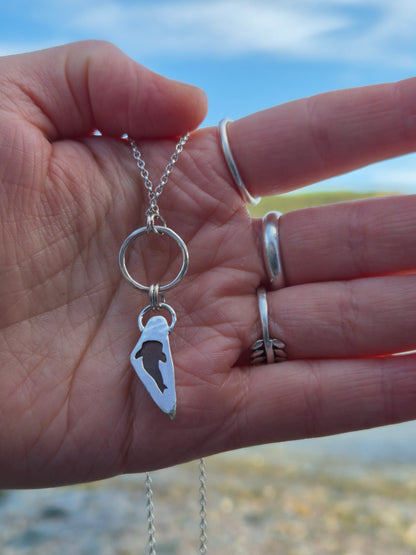 Whale Shark Seaglass Necklace