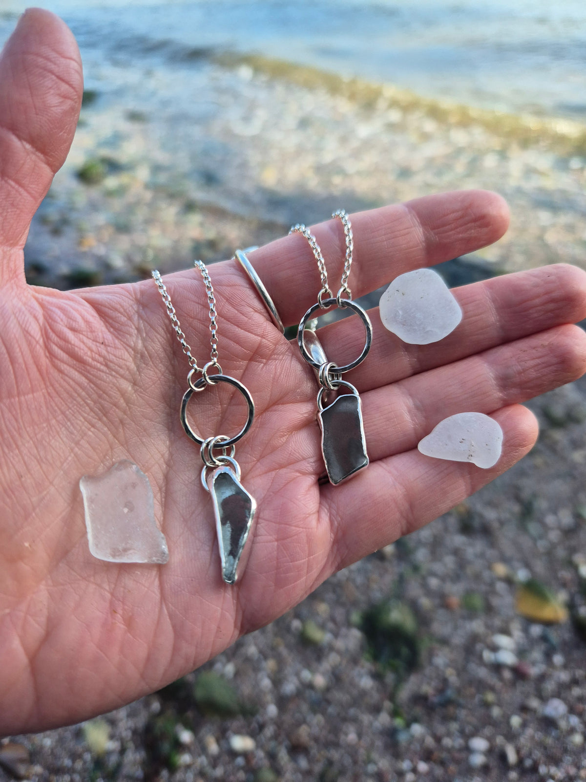 Whale Shark Seaglass Necklace