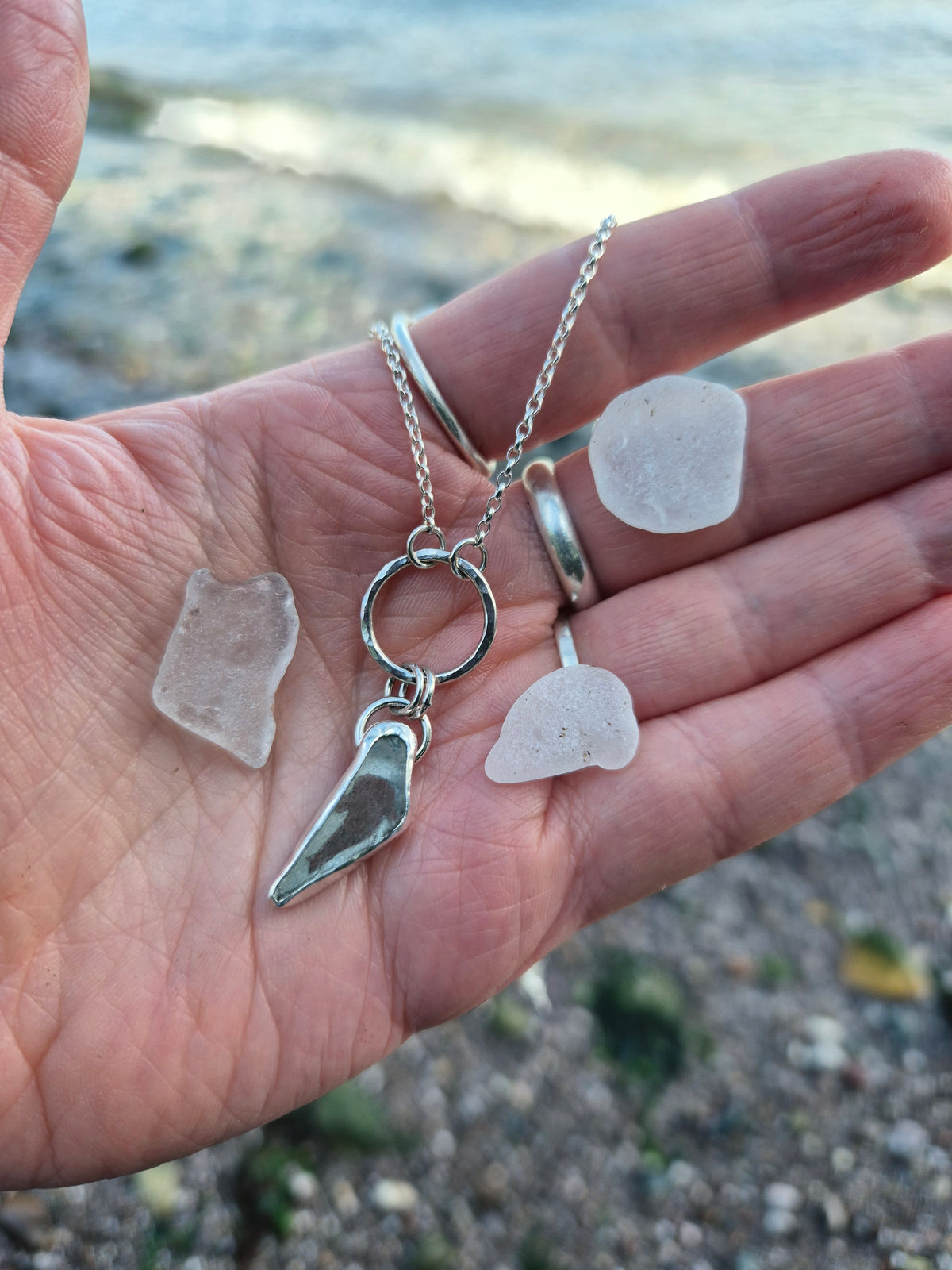 Whale Shark Seaglass Necklace
